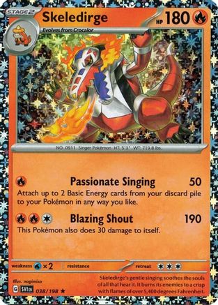 Skeledirge 038/198  - Holofoil Miscellaneous Cards & Products - Rare