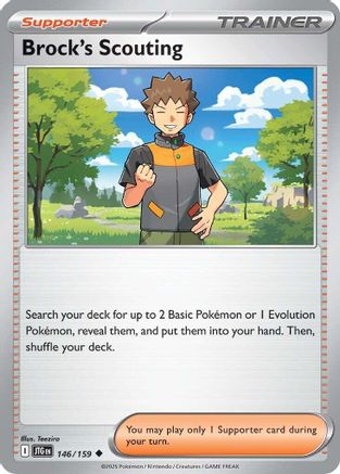 Brock's Scouting 146/159  SV09 Journey Together - Uncommon