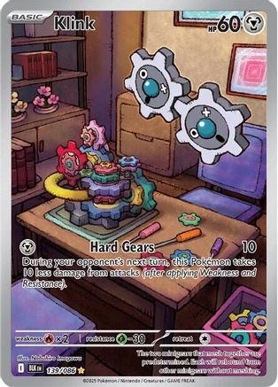 Klink 139/086  - Holofoil SV Black Bolt - Illustration Rare