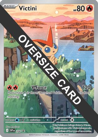Victini 208  - Holofoil Jumbo Cards - Promo