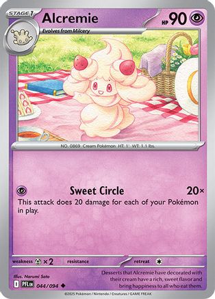 Alcremie 044  ME02 Phantasmal Flames - Uncommon