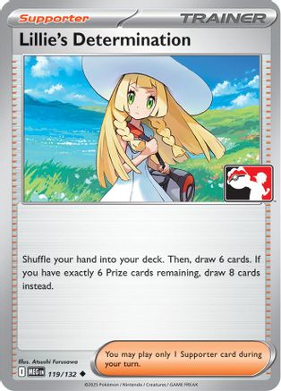Lillie's Determination 119/132  Prize Pack Series Cards - Uncommon