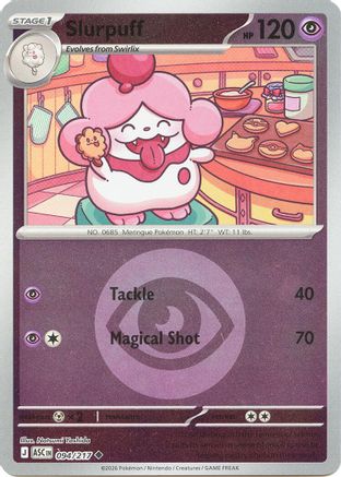 Slurpuff 094/217  - Reverse Holofoil ME Ascended Heroes - Uncommon