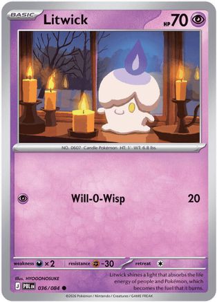 Litwick 036  ME05 Pitch Black - Common