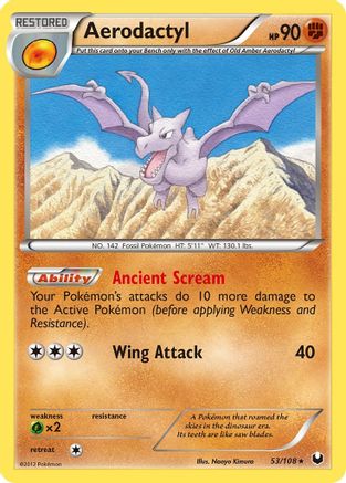 Aerodactyl  Dark Explorers - Rare