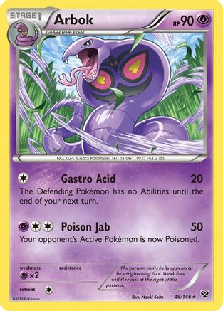 Arbok  XY Base Set - Rare