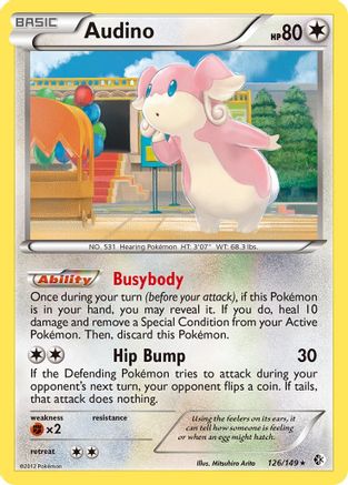 Audino  Boundaries Crossed - Rare