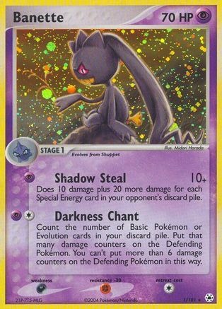 Banette  - Reverse Holofoil Hidden Legends - Holo Rare