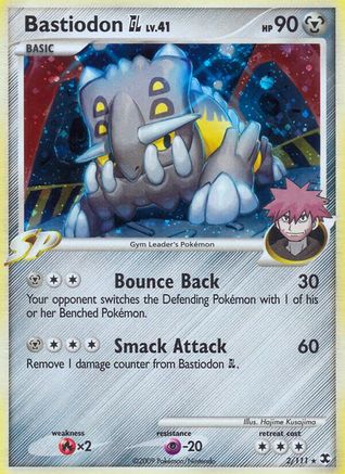 Bastiodon GL  - Reverse Holofoil Rising Rivals - Holo Rare