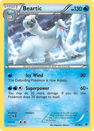 Beartic (31)  Emerging Powers - Rare