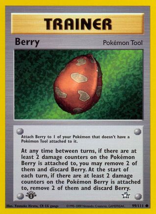 Berry 099  - 1st Edition Neo Genesis - Common