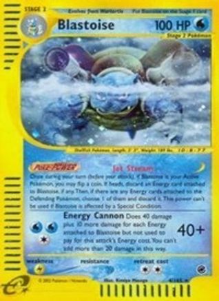 Blastoise (4)  - Holofoil Expedition - Holo Rare