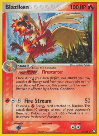 Blaziken  - Holofoil Power Keepers - Holo Rare
