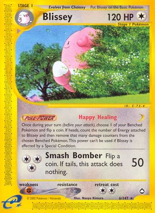 Blissey  Aquapolis - Rare