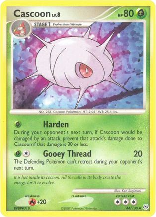 Cascoon  - Reverse Holofoil Diamond and Pearl - Uncommon