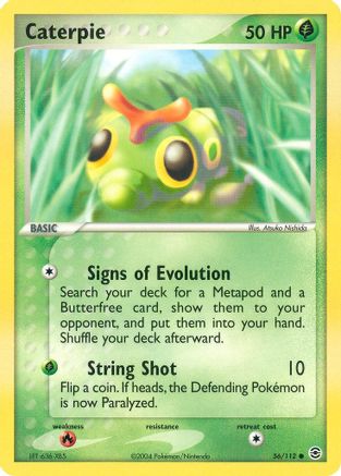 Caterpie 056  FireRed & LeafGreen - Common
