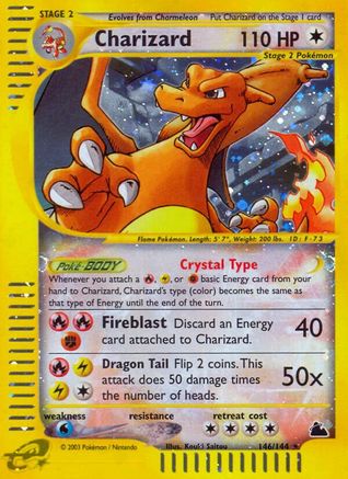 Charizard  - Holofoil Skyridge - Secret Rare