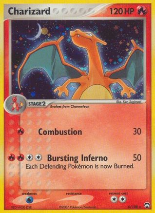 Charizard  - Reverse Holofoil Power Keepers - Holo Rare