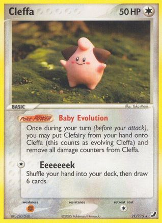 Cleffa  Unseen Forces - Rare