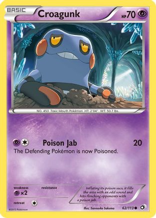 Croagunk  Legendary Treasures - Common
