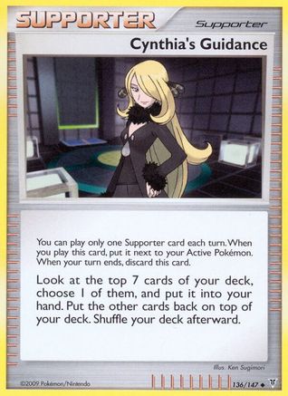 Cynthia's Guidance  - Reverse Holofoil Supreme Victors - Uncommon