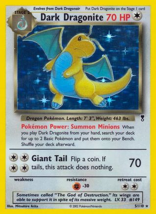 Dark Dragonite  - Reverse Holofoil Legendary Collection - Holo Rare