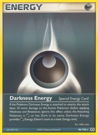 Darkness Energy (Special)  - Reverse Holofoil Emerald - Rare