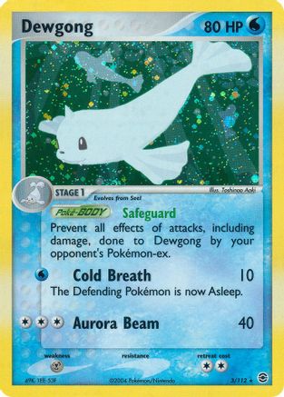 Dewgong  - Reverse Holofoil FireRed & LeafGreen - Holo Rare