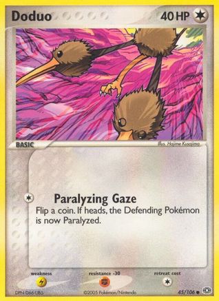 Doduo  - Reverse Holofoil Emerald - Common