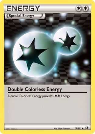 Double Colorless Energy 113/113  - Reverse Holofoil Legendary Treasures - Uncommon