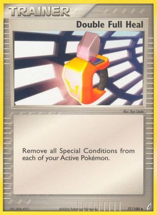 Double Full Heal/100  - Reverse Holofoil Crystal Guardians - Uncommon