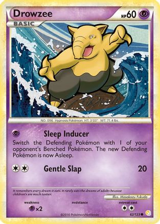 Drowzee 062  HeartGold SoulSilver - Common