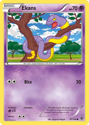 Ekans 047/146  XY Base Set - Common