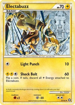 Electabuzz/102  - Reverse Holofoil Triumphant - Uncommon
