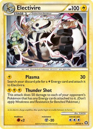Electivire  - Reverse Holofoil Triumphant - Rare