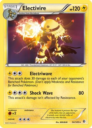 Electivire  - Holofoil Boundaries Crossed - Holo Rare