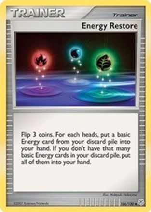 Energy Restore  - Reverse Holofoil Diamond and Pearl - Uncommon