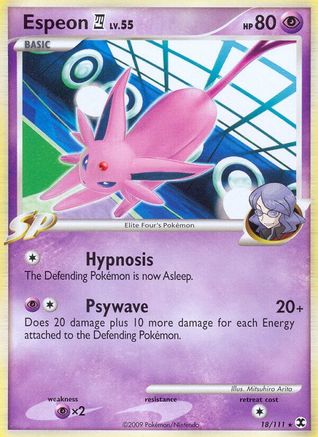 Espeon E4  - Reverse Holofoil Rising Rivals - Rare