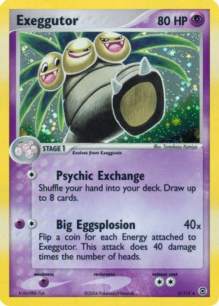 Exeggutor  - Reverse Holofoil FireRed & LeafGreen - Holo Rare