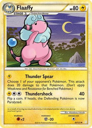 Flaaffy 042  - Reverse Holofoil HeartGold SoulSilver - Uncommon