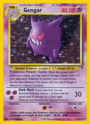 Gengar  - Reverse Holofoil Legendary Collection - Holo Rare