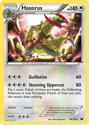 Haxorus  - Holofoil Dark Explorers - Holo Rare