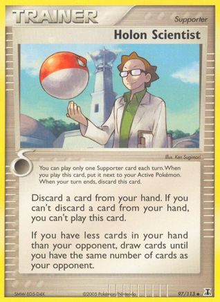 Holon Scientist 097  - Reverse Holofoil Delta Species - Uncommon