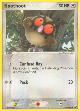 Hoothoot  Unseen Forces - Common