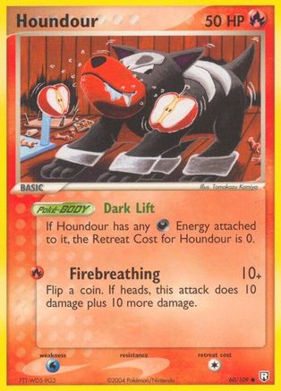 Houndour 060/109  - Reverse Holofoil Team Rocket Returns - Common