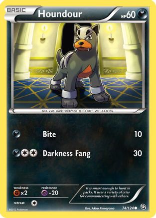 Houndour  - Reverse Holofoil Dragons Exalted - Common