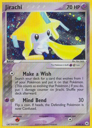 Jirachi 008  - Reverse Holofoil Hidden Legends - Holo Rare