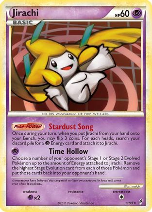Jirachi  - Reverse Holofoil Call of Legends - Holo Rare