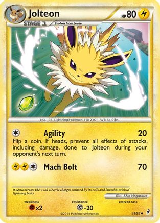 Jolteon 045  Call of Legends - Uncommon