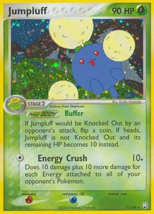 Jumpluff 011  - Reverse Holofoil Team Rocket Returns - Holo Rare
